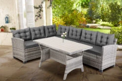 Polyrattan Ecklounge Lissabon Grau/Anthrazit Inkl. Kissen -Gartenmöbel Geschäft 015160321fda322aa591c072c9261436 de 994645d 13 3
