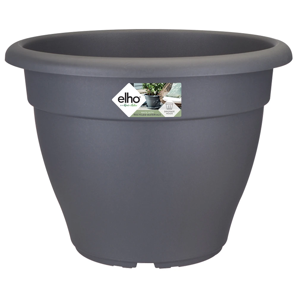 Elho Blumentopf Anthrazit 38x28cm 17L 4 Elho Blumentopf Anthrazit 38x28cm 17L – Bild 2