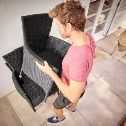 Polyrattan Garten-Sitzgruppe Riga 7-tlg. Schwarz -Gartenmöbel Geschäft 0393212ca6b45cc8aa4bbcc72282ab5a de 992867d 25 2 1