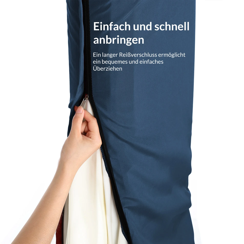 Abdeckung Ampelschirm Sonnenschirm Blau 3,5m 9 Abdeckung Ampelschirm Sonnenschirm Blau 3,5m – Bild 7