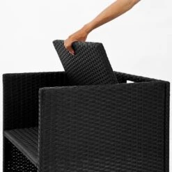 Polyrattan Garten-Sitzgruppe 9-tlg. Schwarz/Creme 17 Polyrattan Garten-Sitzgruppe 9-tlg. Schwarz/Creme -Gartenmöbel Geschäft 045766ffb060fae4ed06cb2422f82e71 de 101847d 5 1