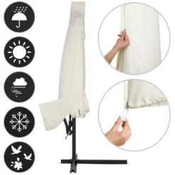 Ampelschirm Beige Alu Ø330cm Inkl. Sonnenschirmhülle 16 Ampelschirm Beige Alu Ø330cm Inkl. Sonnenschirmhülle -Gartenmöbel Geschäft 0573339dbd324bd56f02d2b405b7e232 03 996230 on fs m web low de 1