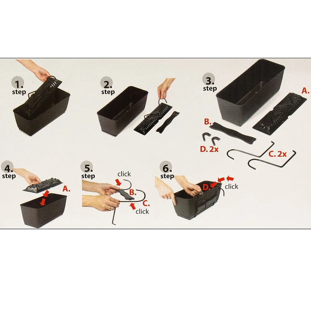 Balkonkasten Ratolla Umbra 39x16x14,5cm 5 Balkonkasten Ratolla Umbra 39x16x14,5cm – Bild 3