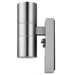 Wandleuchte Lilac Edelstahl Tag/Nacht-Sensor