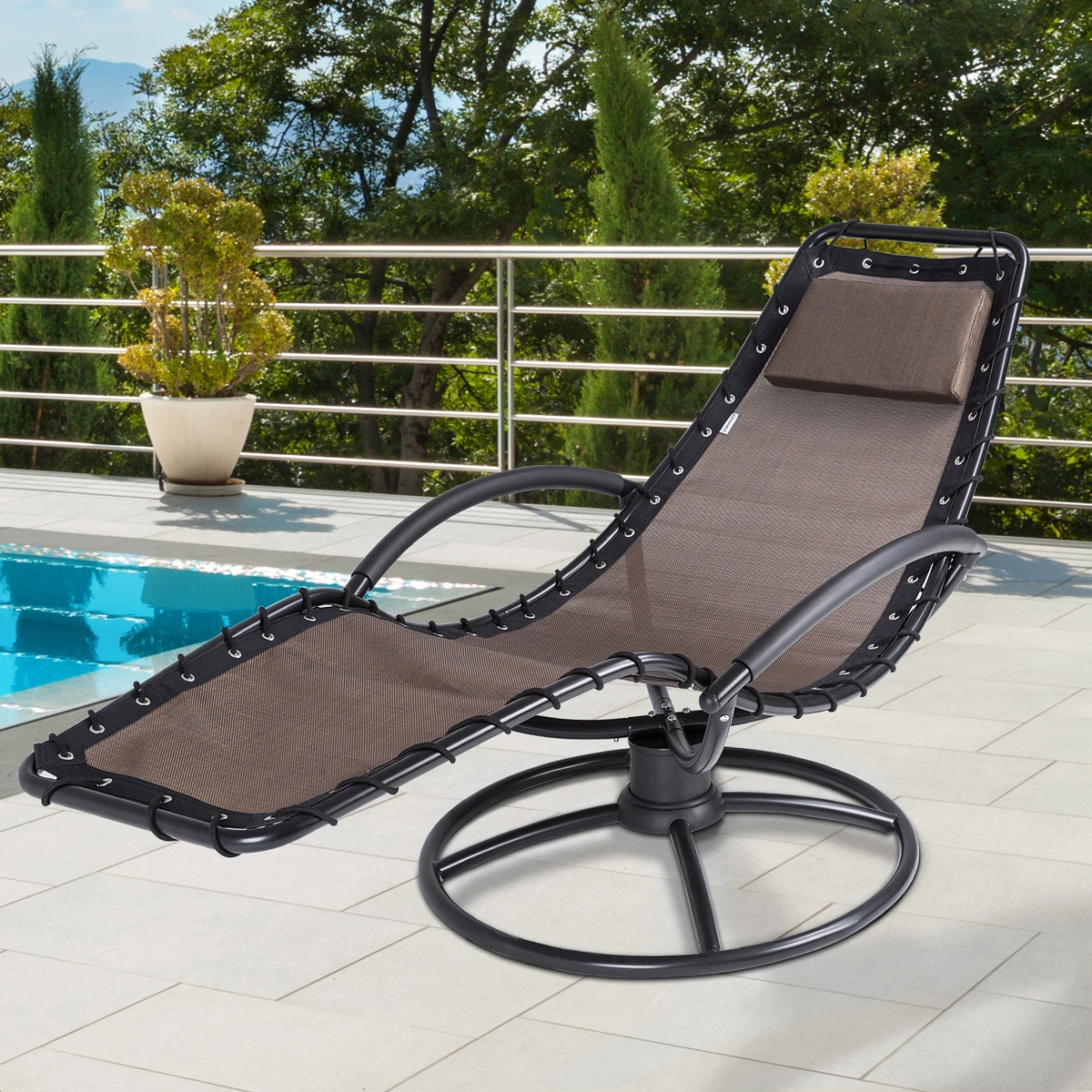 Relaxliege Eve Mokka Mit Schaukelfunktion 5 Relaxliege Eve Mokka Mit Schaukelfunktion – Bild 3