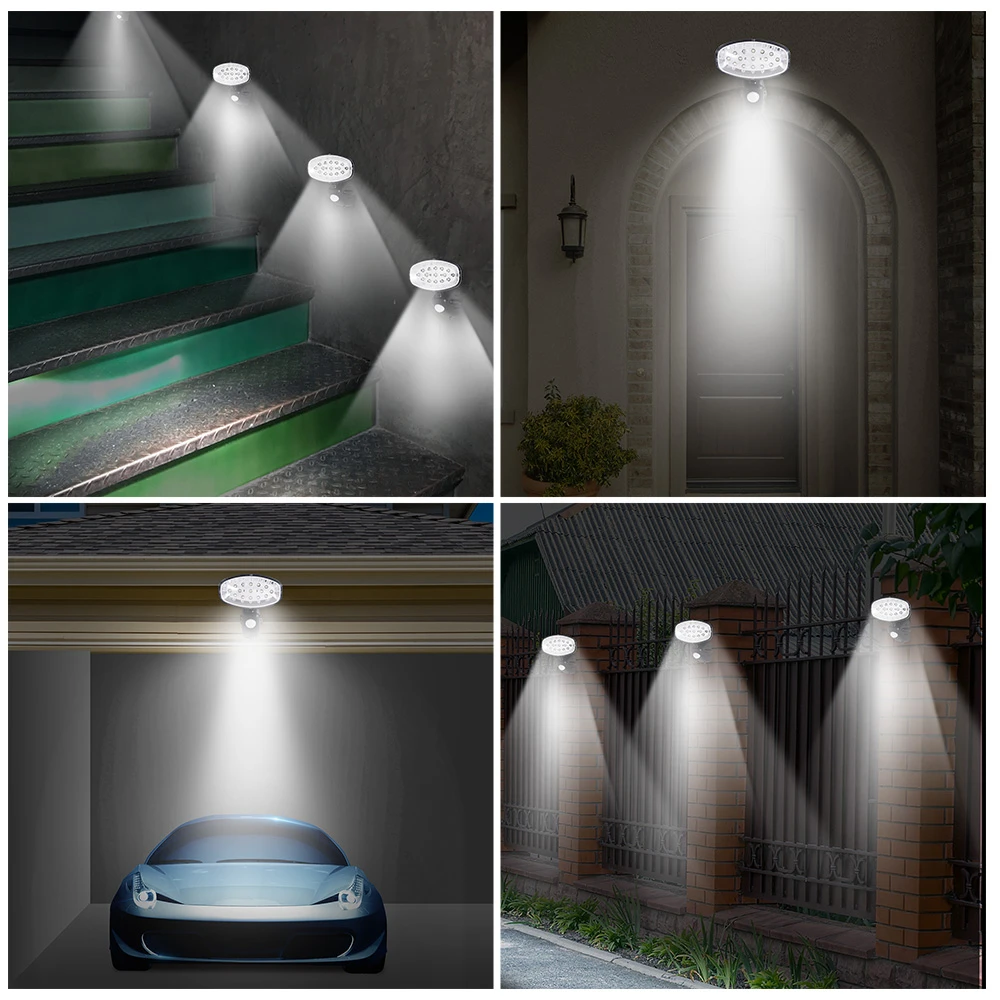 Solar-Wandlampe 15 LEDs Mit Bewegungsmelder 6 Solar-Wandlampe 15 LEDs Mit Bewegungsmelder – Bild 4