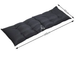 Bankauflage Anthrazit 145x45x8cm -Gartenmöbel Geschäft 0da2c4a7f0c80663ea044d35a189998c de 108020d 6 1