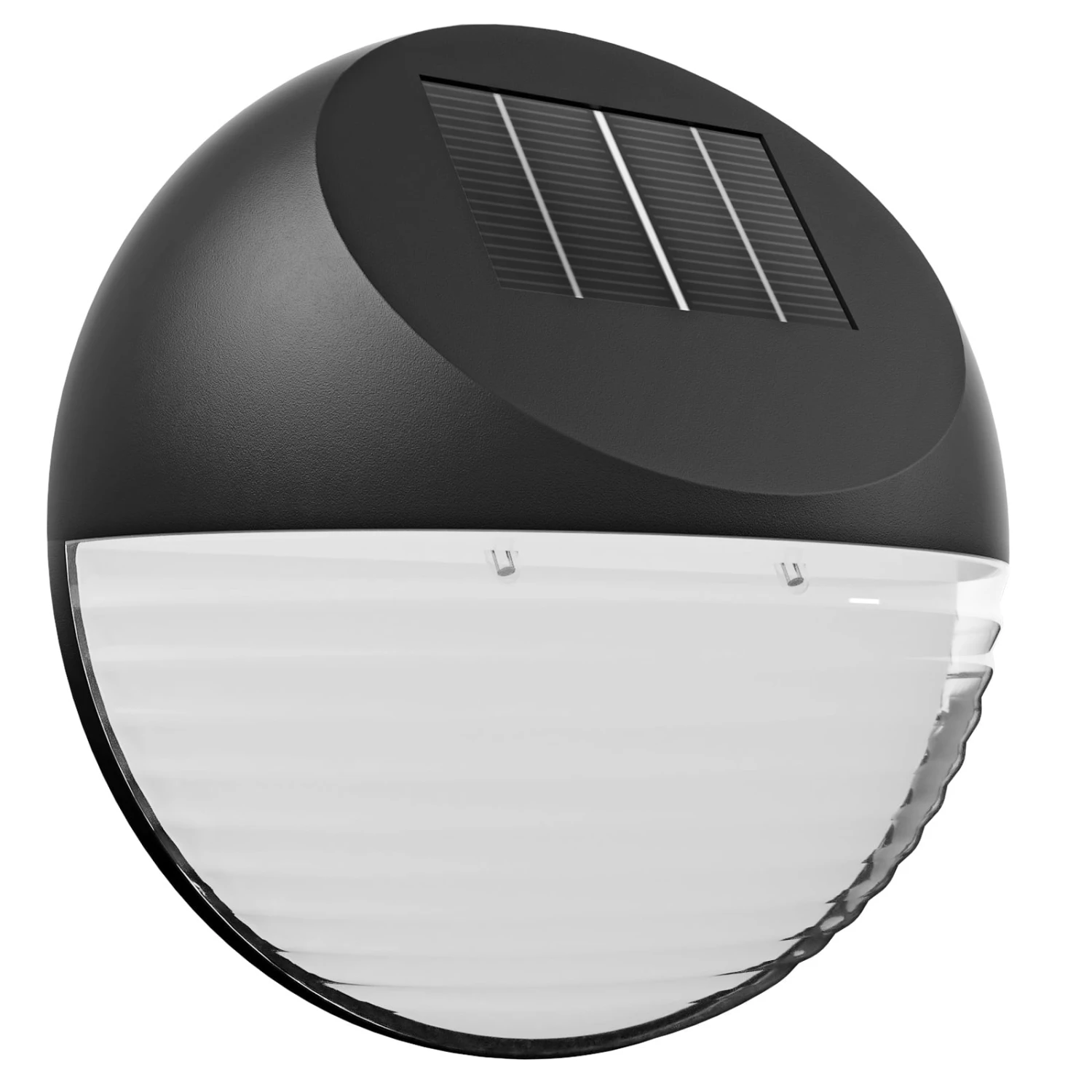 LED Solarwandleuchte 6er-Set Ø11cm 3 LED Solarwandleuchte 6er-Set Ø11cm