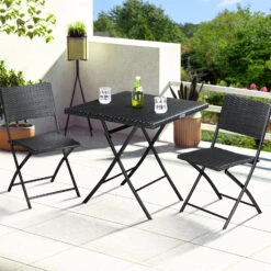 Polyrattan Gartensitzgruppe 3-tlg. Schwarz -Gartenmöbel Geschäft 0f71767057d54f8895eb466fc08da140 de 108669d 4 1