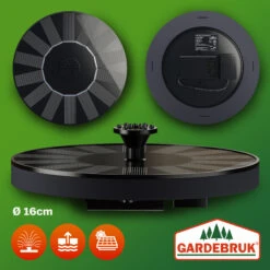 Solar Springbrunnen Schwarz 180L/h 160mm 29 Solar Springbrunnen Schwarz 180L/h 160mm -Gartenmöbel Geschäft 1025bfcd07068e102d2fb4a6acc299dc 09 109565 on dts web high de 1