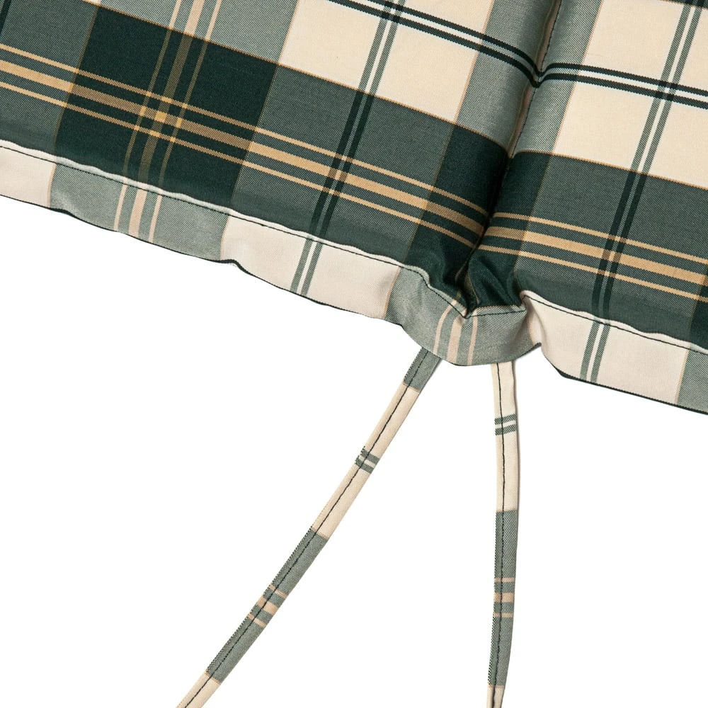 Auflage 6er-Set Vanamo Grün/Weiß Kariert 120x45x5cm 6 Auflage 6er-Set Vanamo Grün/Weiß Kariert 120x45x5cm – Bild 4