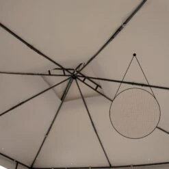 Pavillon Lorca Taupe 3x3m -Gartenmöbel Geschäft 125121a123b9b6508ec79f450b8ca867 de 108723d 3 1