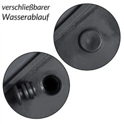 Blumenkasten Acapulco 2er-Set Schwarz 36x36x40cm -Gartenmöbel Geschäft 153cbbbbf624095a94012266f9948283 de 108061d 6