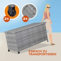 Polyrattan Auflagenbox Grau 122x56x61cm Mit Rollen 22 Polyrattan Auflagenbox Grau 122x56x61cm Mit Rollen -Gartenmöbel Geschäft 161c2f951e77f115eca67cfd72f956b2 07 108641 on dts web low de