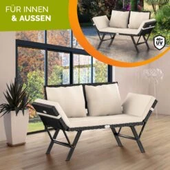 Polyrattan Gartenbank Schwarz/Creme 176x56x81cm 20 Polyrattan Gartenbank Schwarz/Creme 176x56x81cm -Gartenmöbel Geschäft 162332ae21056d775c53f6c3c684fe0c 04 109599 on amb amz low de 1