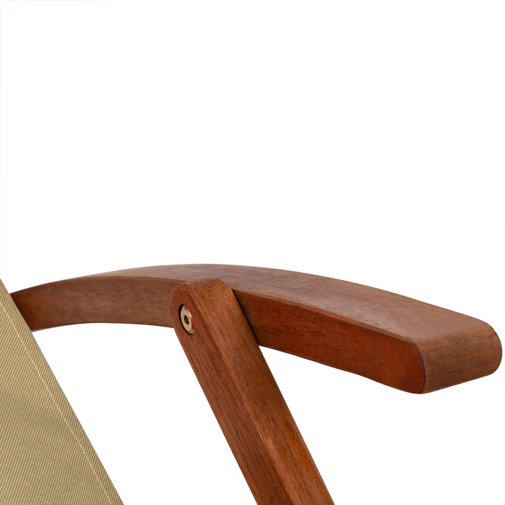 Sonnenliege Creme Akazienholz 94x60x94cm 10 Sonnenliege Creme Akazienholz 94x60x94cm – Bild 8