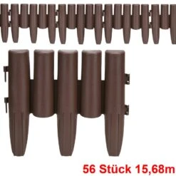 Beeteinfassung 7er-Set Braun 15,68m 9 Beeteinfassung 7er-Set Braun 15,68m -Gartenmöbel Geschäft 213b229899afd41205d35f7133f4870a a de 994492g 1