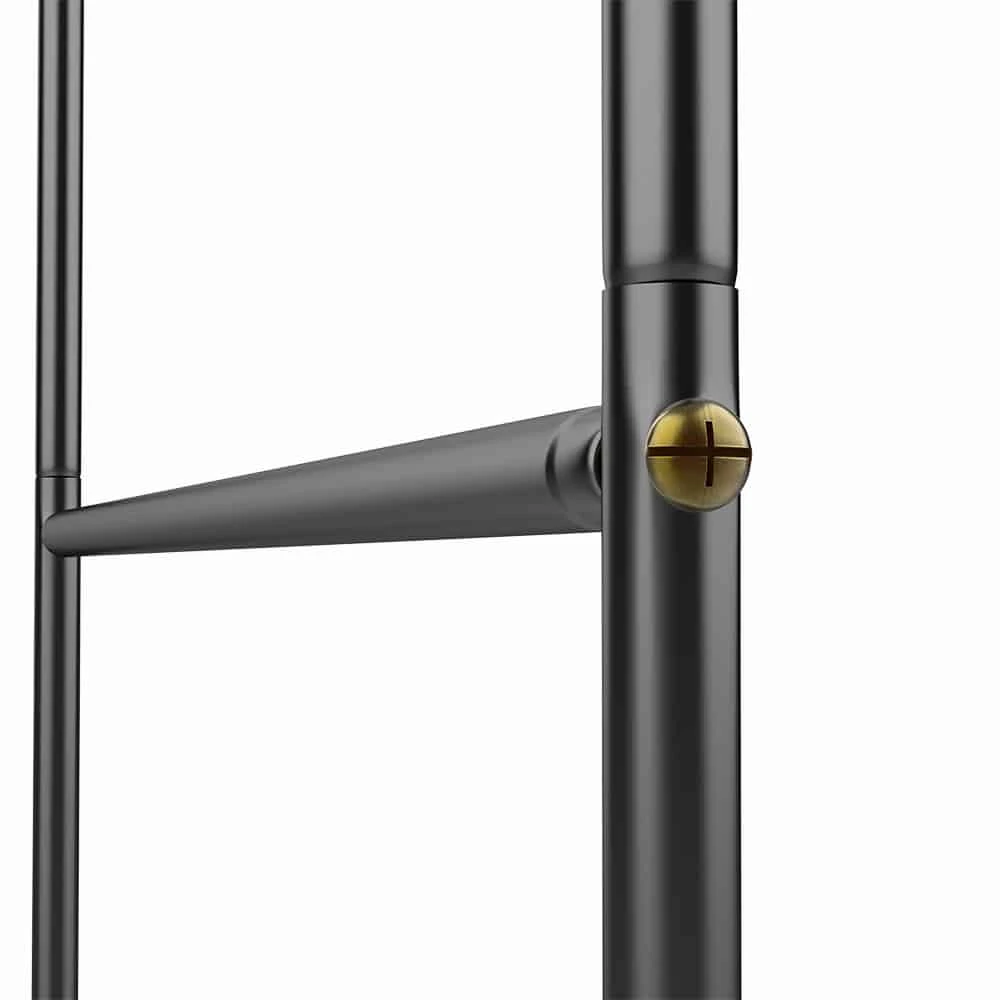 Rosenbogen 2er-Set Schwarz 240x37x140cm 4 Rosenbogen 2er-Set Schwarz 240x37x140cm – Bild 2