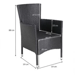 Polyrattan Garten-Sitzgruppe Mailand 7-tlg. Schwarz/Creme 25 Polyrattan Garten-Sitzgruppe Mailand 7-tlg. Schwarz/Creme -Gartenmöbel Geschäft 238c3754352a5df8e5677a325b64d947 de 109139d 3 1