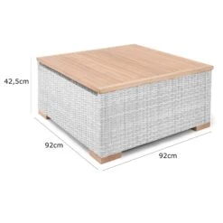 Polyrattan Tisch Havanna Weiß/Grau -Gartenmöbel Geschäft 23bbafff68166ed1d08adb442de5133e de 180056d 3 1