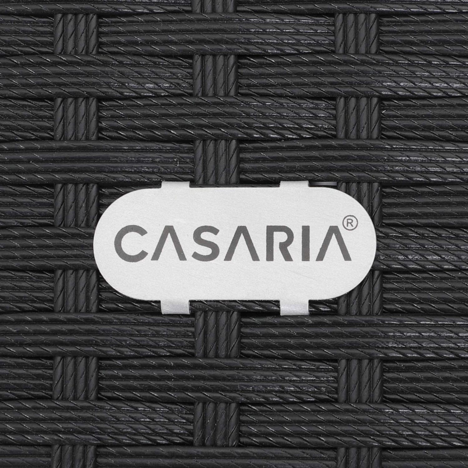 Polyrattan Sitzgarnitur Bali 7-tlg. Schwarz/Creme 4 Polyrattan Sitzgarnitur Bali 7-tlg. Schwarz/Creme – Bild 2