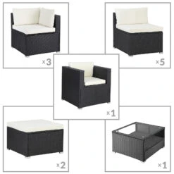 Polyrattan Ecklounge XXXL Schwarz/Creme Inkl. Kissen 20 Polyrattan Ecklounge XXXL Schwarz/Creme Inkl. Kissen -Gartenmöbel Geschäft 25fa09c94d78b796e1e58ace5f541865 de 995175d 10 1