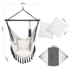 Hängesessel Creme 170x100x150cm 17 Hängesessel Creme 170x100x150cm -Gartenmöbel Geschäft 272886ac750bb056231a0571842a09a0 de 109253d 14 1