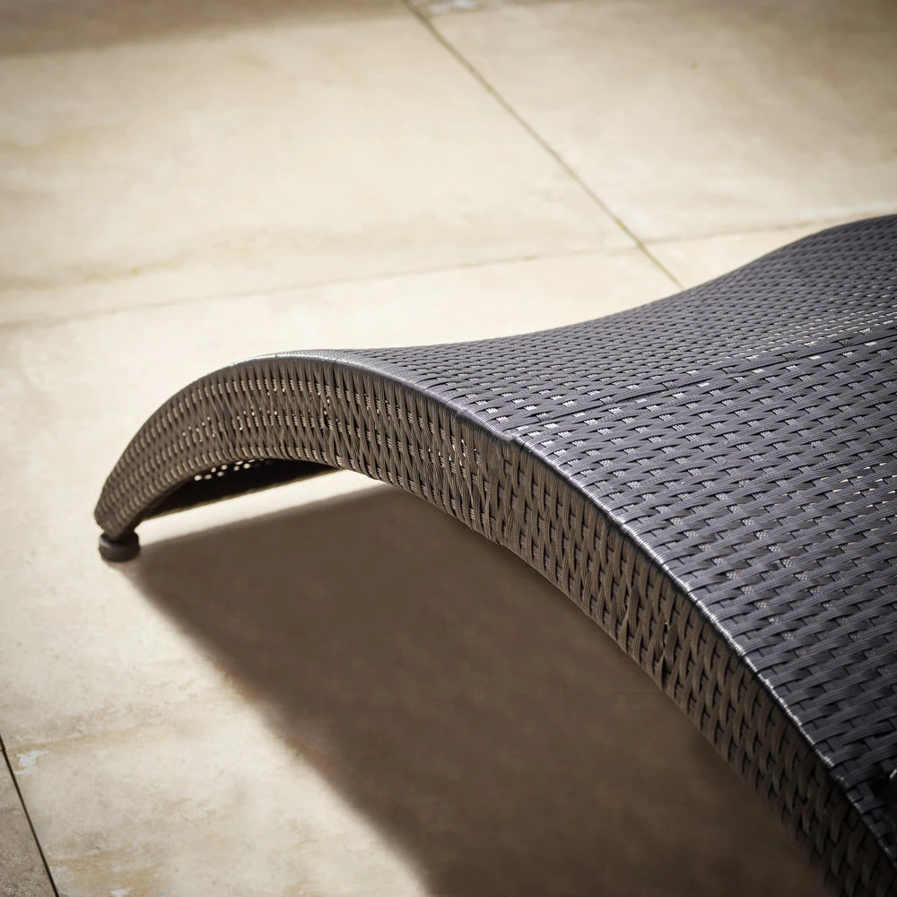 Polyrattan-Sonnenliege Halbmond Schwarz Klappbar 12 Polyrattan-Sonnenliege Halbmond Schwarz Klappbar – Bild 10