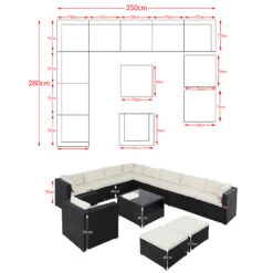 Polyrattan Ecklounge XXXL Schwarz/Creme Inkl. Kissen 22 Polyrattan Ecklounge XXXL Schwarz/Creme Inkl. Kissen -Gartenmöbel Geschäft 29addea799020bcfd9f88d7da94f09bc de 995175d 19 1
