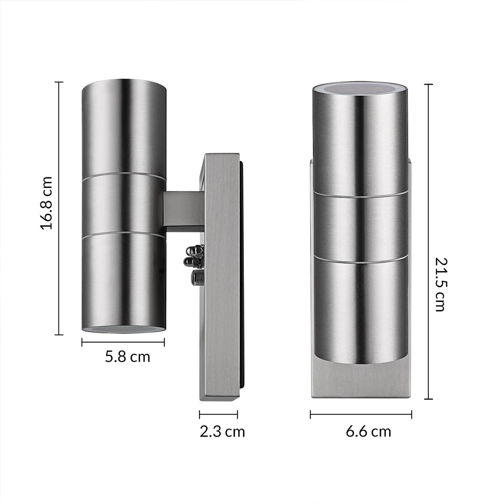 Wandleuchte Lilac Edelstahl Tag/Nacht-Sensor 5 Wandleuchte Lilac Edelstahl Tag/Nacht-Sensor – Bild 3