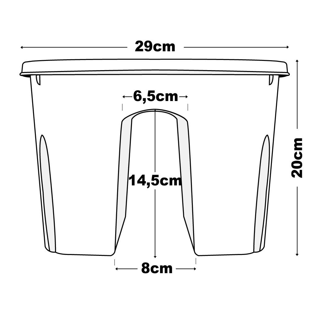 Geländerkasten Caramel 38x29x20cm Inkl. Klammern 5 Geländerkasten Caramel 38x29x20cm Inkl. Klammern – Bild 3