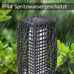 LED Solarleuchte Polyrattan 70cm 11 LED Solarleuchte Polyrattan 70cm -Gartenmöbel Geschäft 31bea93f67ebce14f428bd6782b4a69e de 106939d 6 1