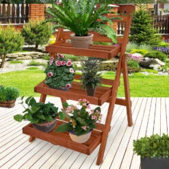 Blumentreppe 3 Stufen Akazie -Gartenmöbel Geschäft 323a85cbe8a779f36242ea0eafd02dd0 de 103758d 9