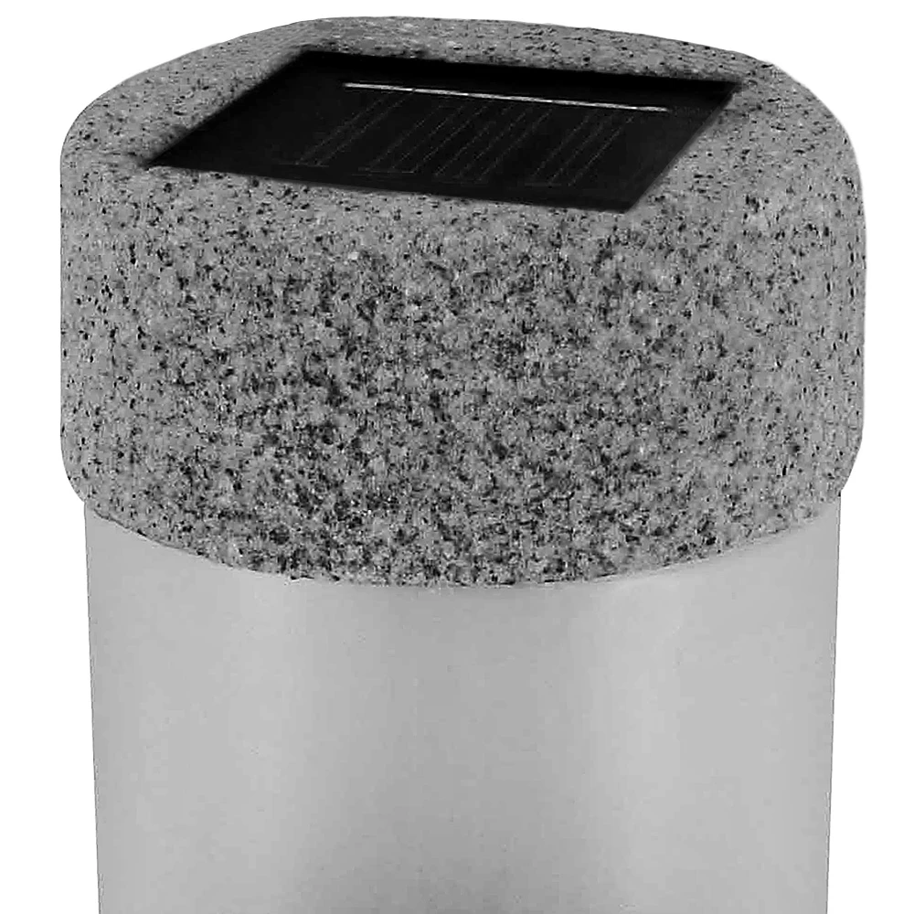 LED Solarleuchte 12er-Set Steinoptik 5 LED Solarleuchte 12er-Set Steinoptik – Bild 3