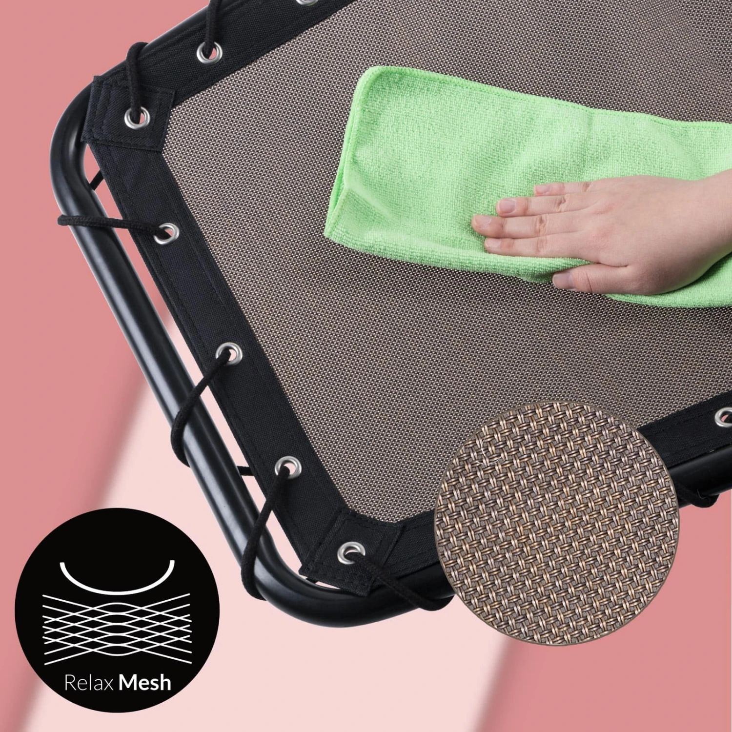 Relaxliege Eve Mokka Mit Schaukelfunktion 4 Relaxliege Eve Mokka Mit Schaukelfunktion – Bild 2