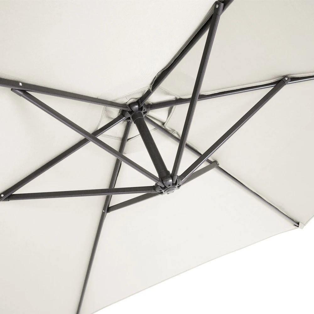 Ampelschirm Creme Alu Ø330cm UV-Schutz 50+ 13 Ampelschirm Creme Alu Ø330cm UV-Schutz 50+ – Bild 11