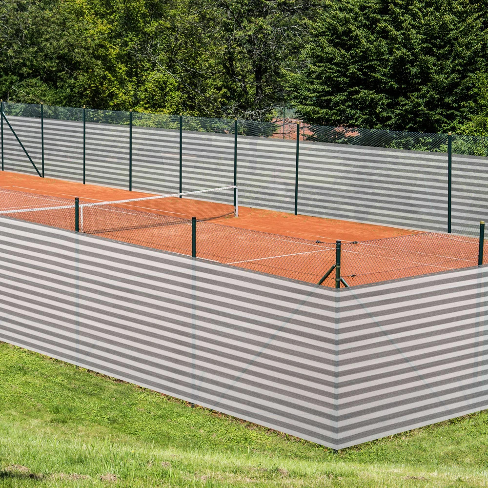 Balkonsichtschutz Grau/Weiß 1,4x10m 11 Balkonsichtschutz Grau/Weiß 1,4x10m – Bild 9