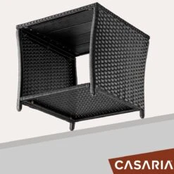 Polyrattan Beistelltisch Vedis Schwarz 45x45x40cm -Gartenmöbel Geschäft 36f7fe32e8f54c1746fd155afa94365d de 109508d 16 1