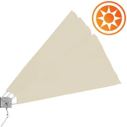 Balkonfächer 2er-Set Beige 140x140cm Klappbar -Gartenmöbel Geschäft 38a9ef98668e5abb75fcd3f7df241c26 de 101455d 1