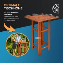 Stehtisch Akazienholz 75x75x110cm -Gartenmöbel Geschäft 3a71866d9c7b85676adc4a1a52650899 04 103757 on dts amz high de 1