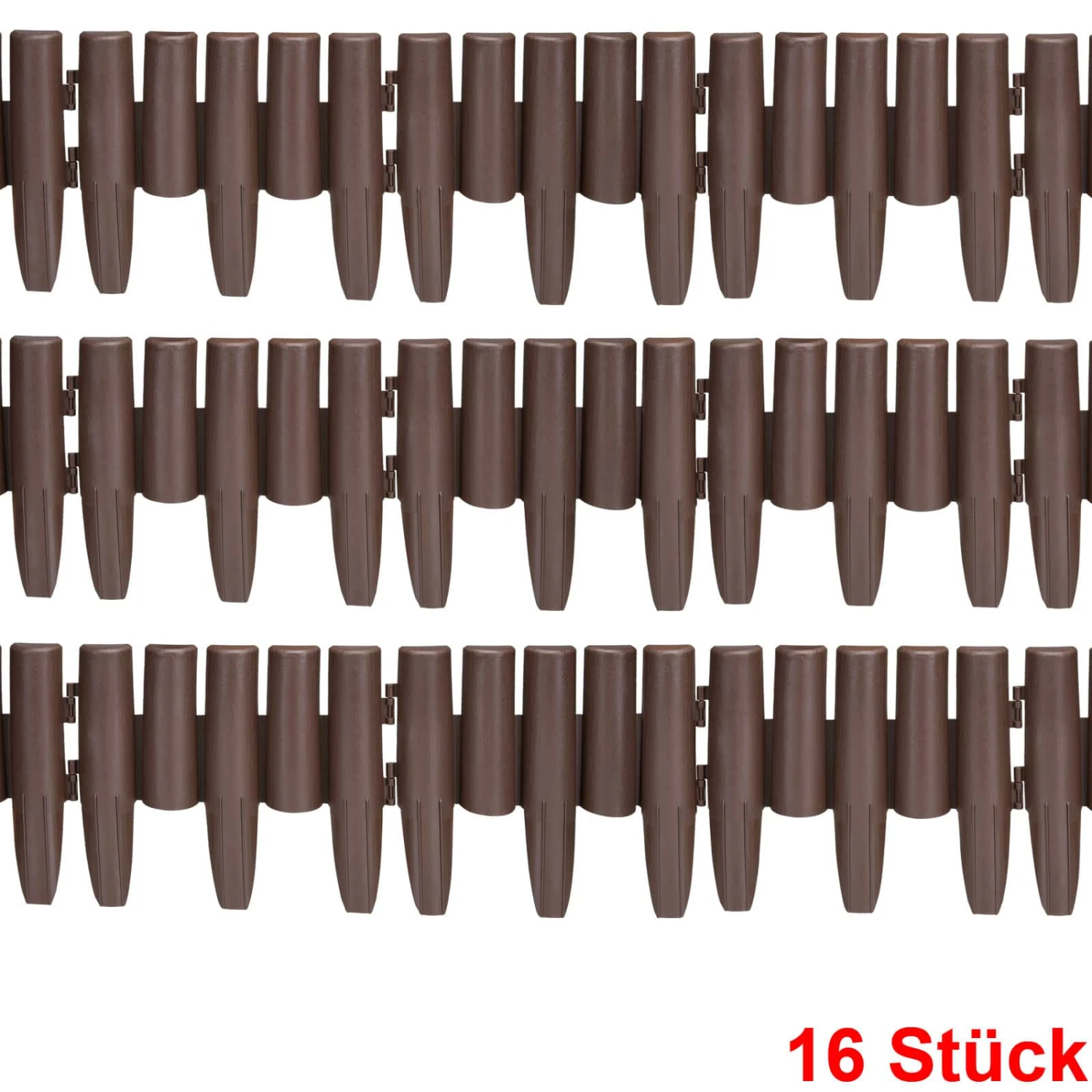Beeteinfassung 2er-Set Braun 4,48m 6 Beeteinfassung 2er-Set Braun 4,48m – Bild 4