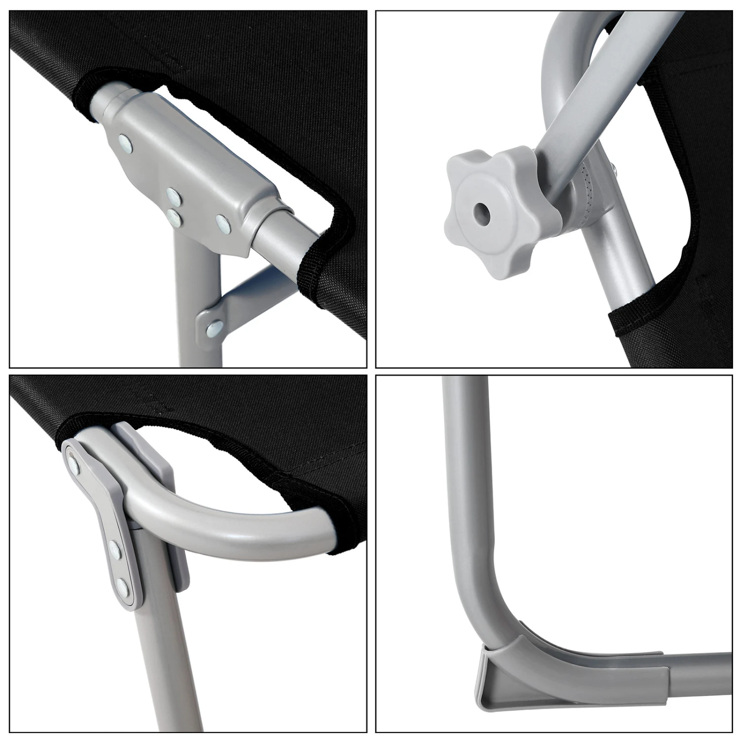 Sonnenliege Hawaii 2er-Set Anthrazit Alu 195x60x30cm 11 Sonnenliege Hawaii 2er-Set Anthrazit Alu 195x60x30cm – Bild 9