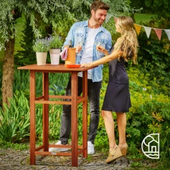 Stehtisch Akazienholz 75x75x110cm -Gartenmöbel Geschäft 3c2c2744974c7e1b8e2939546c227c14 02 103757 on amb amz high de 1