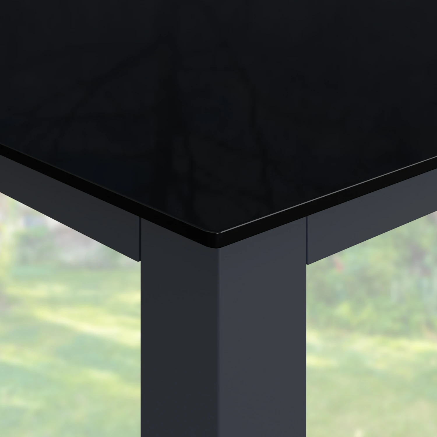 Gartentisch Bern Anthrazit Alu 150x90x75cm 8 Gartentisch Bern Anthrazit Alu 150x90x75cm – Bild 6