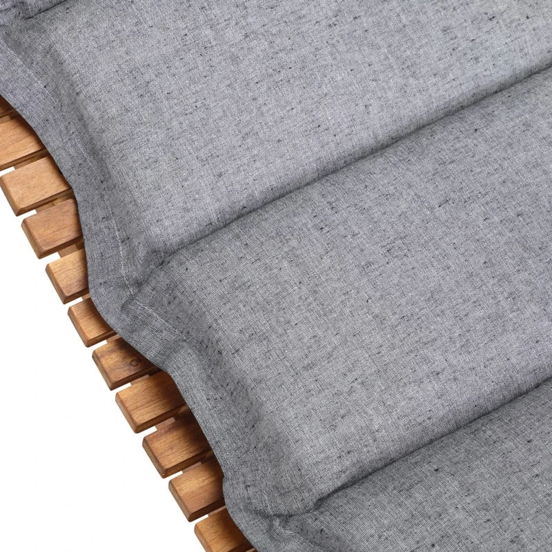 Auflage Schwungliege Grau Meliert 177x58x7cm 12 Auflage Schwungliege Grau Meliert 177x58x7cm – Bild 10