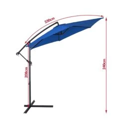 Ampelschirm Blau Alu Ø330cm Inkl. Sonnenschirmhülle 15 Ampelschirm Blau Alu Ø330cm Inkl. Sonnenschirmhülle -Gartenmöbel Geschäft 3d7ee4d8eceb162257f2390f0a32c30f de 102558d 10 1