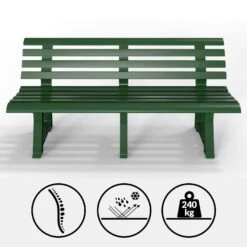 Gartenbank Orchidea Grün 145x49x74cm -Gartenmöbel Geschäft 3fa81d353b7cbd7a8969d4110d510253 de 108195d 10