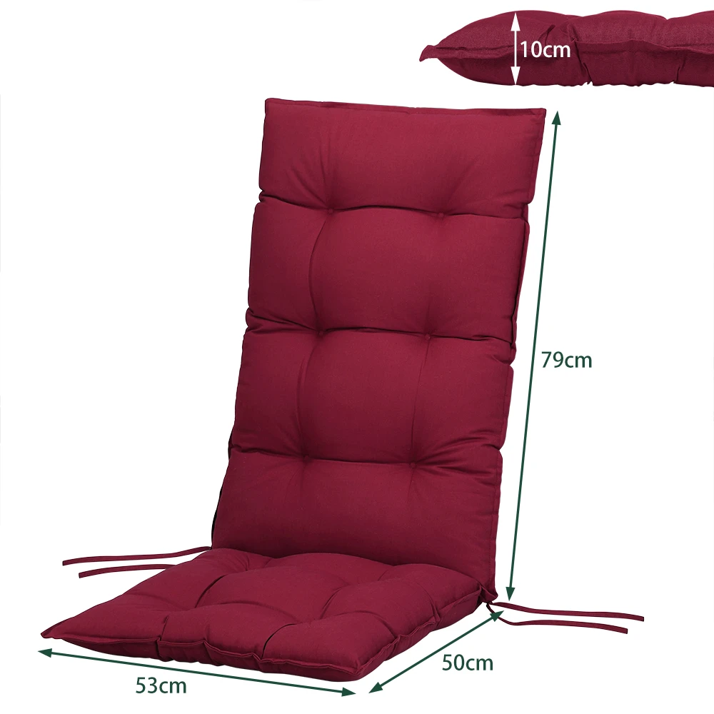Sitzkissen 6er-Set Cozy Vanamo Rot 129x53x10cm 9 Sitzkissen 6er-Set Cozy Vanamo Rot 129x53x10cm – Bild 7