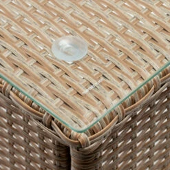 Polyrattan Beistelltisch Grau-Beige 50x50x45cm -Gartenmöbel Geschäft 41c3bd9e2cfc161afd2ebbae7b7d3edc de 108636d 7 2