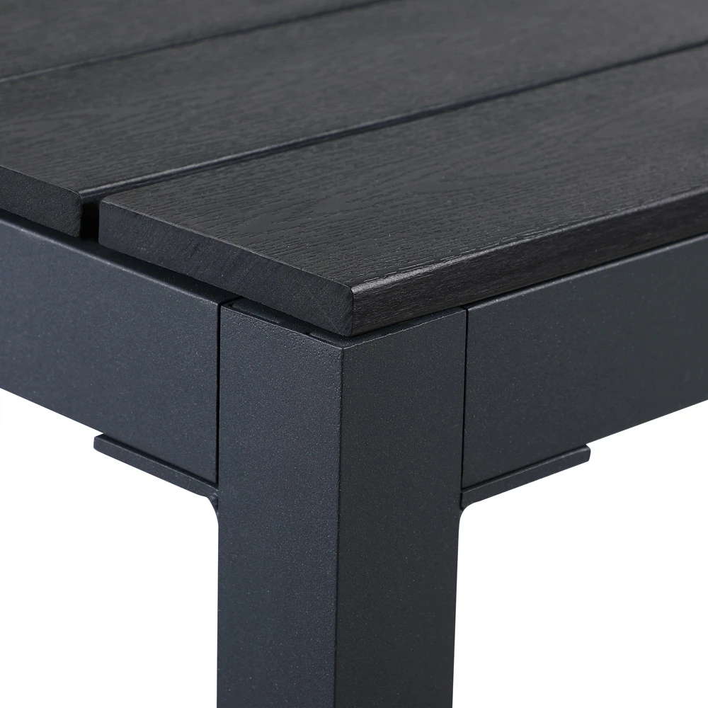 Garten-Sitzgruppe Bern 5-tlg. Anthrazit Alu WPC Tischplatte 12 Garten-Sitzgruppe Bern 5-tlg. Anthrazit Alu WPC Tischplatte – Bild 10